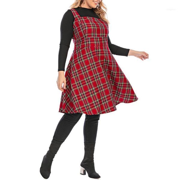 plus size woman plaid dress oversized autumn dresses for women fall sleeveless midi a-line 2021 fashion vestidos d301, Black;gray
plus size woman plaid dress oversized autumn dresses for women fall sleeveless midi a-line 2021 fashion vestidos d301, Black;gray