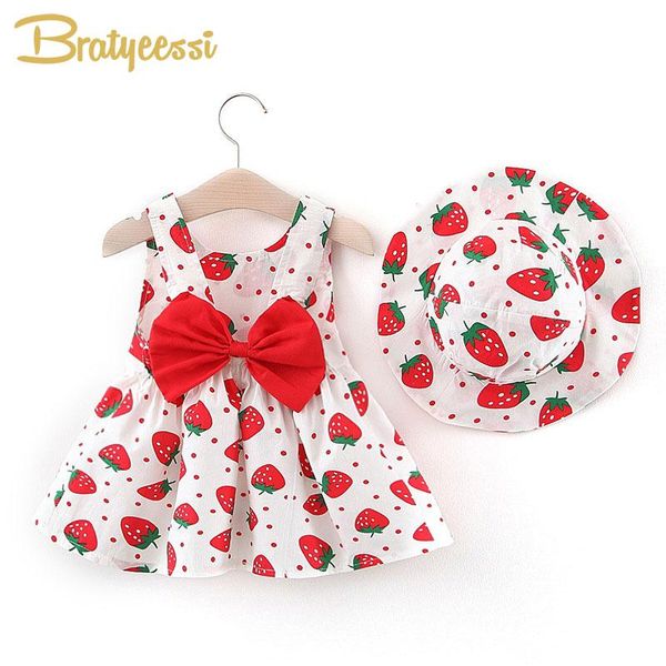 girl's dresses strawberry baby dress with hat big bow a-line kids girls summer girl clothes princess for, Red;yellow
girl's dresses strawberry baby dress with hat big bow a-line kids girls summer girl clothes princess for, Red;yellow