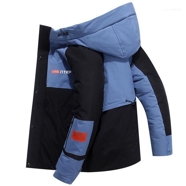 men winter hooded cotton jacket coats down padded thick warm loose outerwear clothing casual male parkas erkek montlar1, Black
men winter hooded cotton jacket coats down padded thick warm loose outerwear clothing casual male parkas erkek montlar1, Black