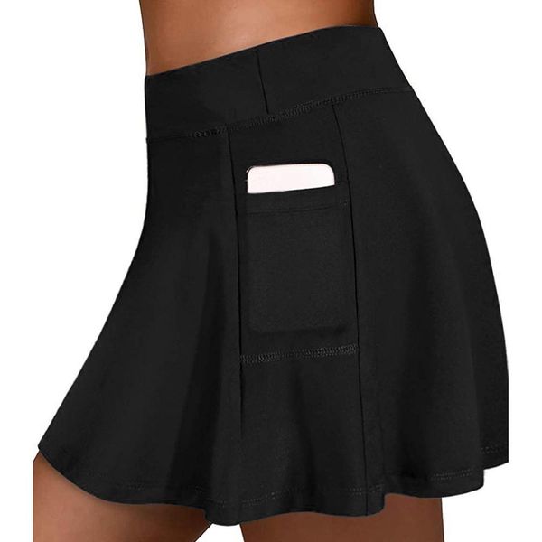 tennis run inner shorts women skirt elastic sports golf pockets badminton uniform girl wear q40, Black
tennis run inner shorts women skirt elastic sports golf pockets badminton uniform girl wear q40, Black