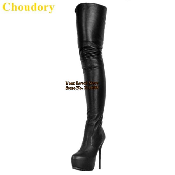 boots choudory black matte over-the-knee long thin high heels platform thigh dress nightclub zipper stage shoes
boots choudory black matte over-the-knee long thin high heels platform thigh dress nightclub zipper stage shoes