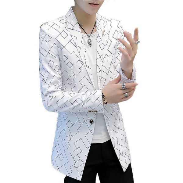 spring new men's suit medium-length windbreaker teen trend handsome suit x0621, Black;brown
spring new men's suit medium-length windbreaker teen trend handsome suit x0621, Black;brown