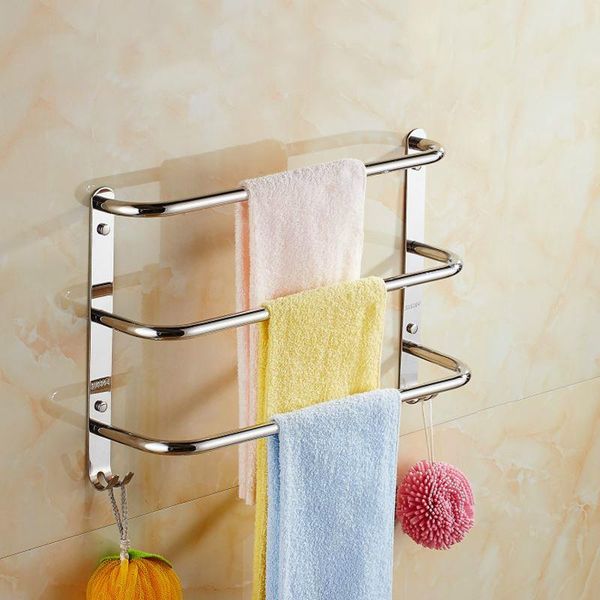 towel racks 40/50cm 3 layer rack 304 stainless steel bathroom hardware accessories wall mounted hanger
towel racks 40/50cm 3 layer rack 304 stainless steel bathroom hardware accessories wall mounted hanger