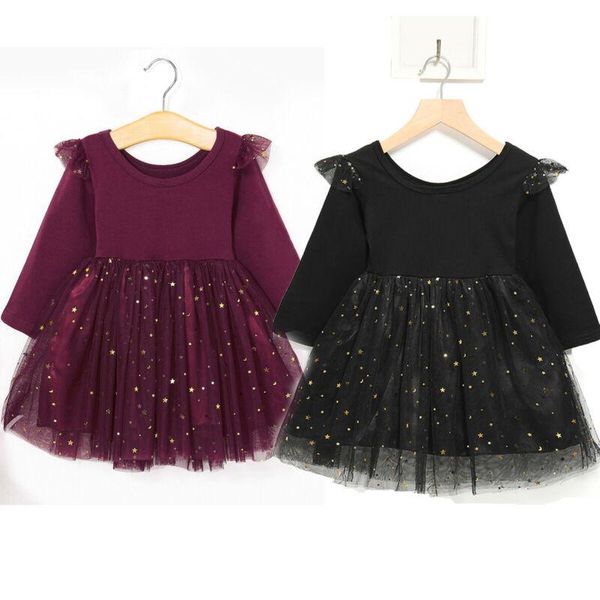 girl's dresses toddler kids baby girls party sequins dress long sleeve wedding bridesmaid princess flying 1-5y, Red;yellow
girl's dresses toddler kids baby girls party sequins dress long sleeve wedding bridesmaid princess flying 1-5y, Red;yellow