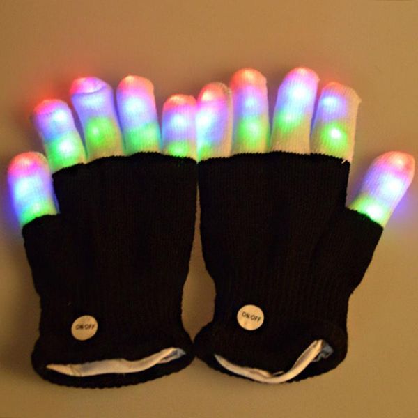 1pc led glow glove rave light flashing finger lighting mittens magic luminous novelty party accessory five fingers gloves, Blue;gray
1pc led glow glove rave light flashing finger lighting mittens magic luminous novelty party accessory five fingers gloves, Blue;gray