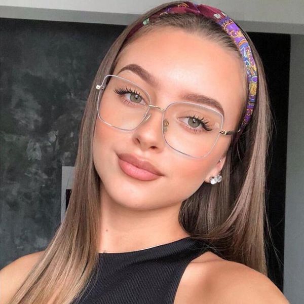 fashion sunglasses frames 2021 square anti-blue glasses women vintage metal optical transparent eyeglasses frame female computer spectacles, Black
fashion sunglasses frames 2021 square anti-blue glasses women vintage metal optical transparent eyeglasses frame female computer spectacles, Black