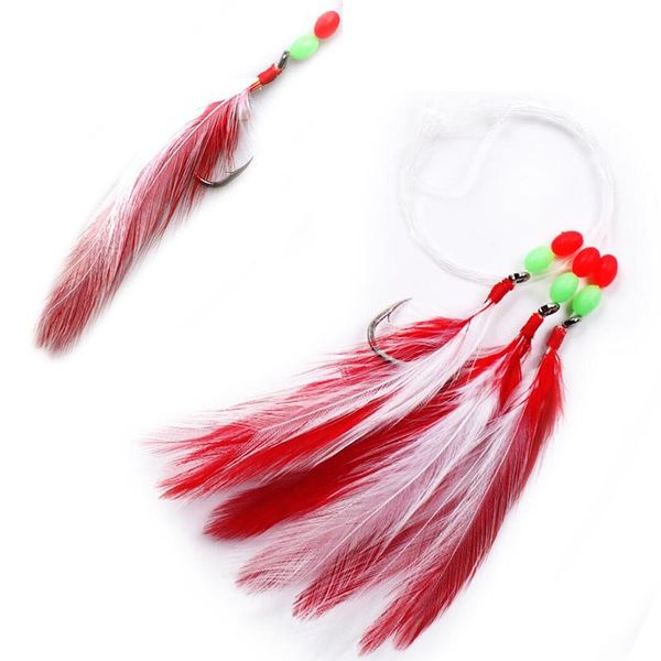 arrival carbon steel feathers bass cod lure sea fishing luminous hook treble bait wire h34 hooks
arrival carbon steel feathers bass cod lure sea fishing luminous hook treble bait wire h34 hooks