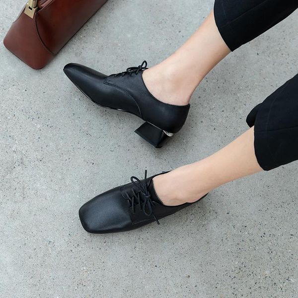 dress shoes 2021 spring first layer cowhide high-end handmade custom european and american style youth square toe, Black
dress shoes 2021 spring first layer cowhide high-end handmade custom european and american style youth square toe, Black