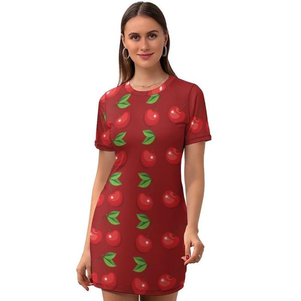 casual dresses cherry dress short sleeve spandex bodycon girl pattern holiday tight one-piece, Black;gray
casual dresses cherry dress short sleeve spandex bodycon girl pattern holiday tight one-piece, Black;gray