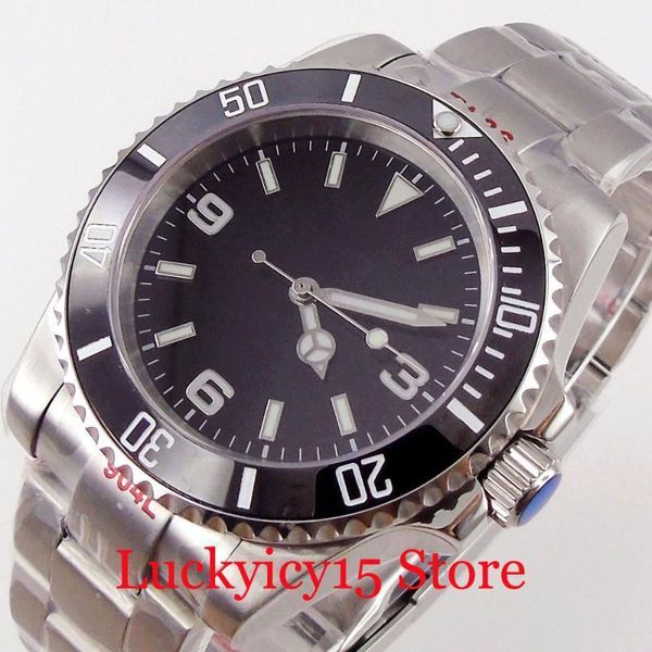 wristwatches 316l 40mm selfwinding men watch nh35a miyota 8215 green luminous marks oyster glide lock bracelet flat sapphire crystal, Slivery;brown
wristwatches 316l 40mm selfwinding men watch nh35a miyota 8215 green luminous marks oyster glide lock bracelet flat sapphire crystal, Slivery;brown