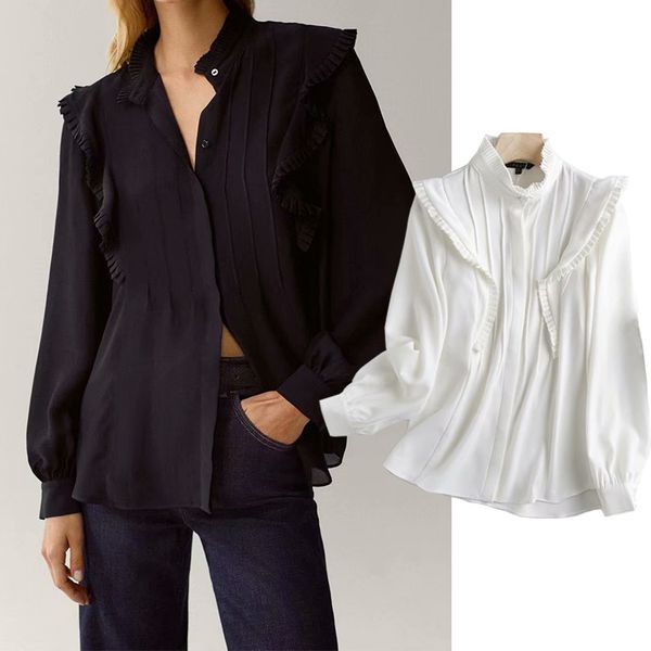 legging fashion folds women's decoration turtlenecks long chiffon shirt loose, Black
legging fashion folds women's decoration turtlenecks long chiffon shirt loose, Black