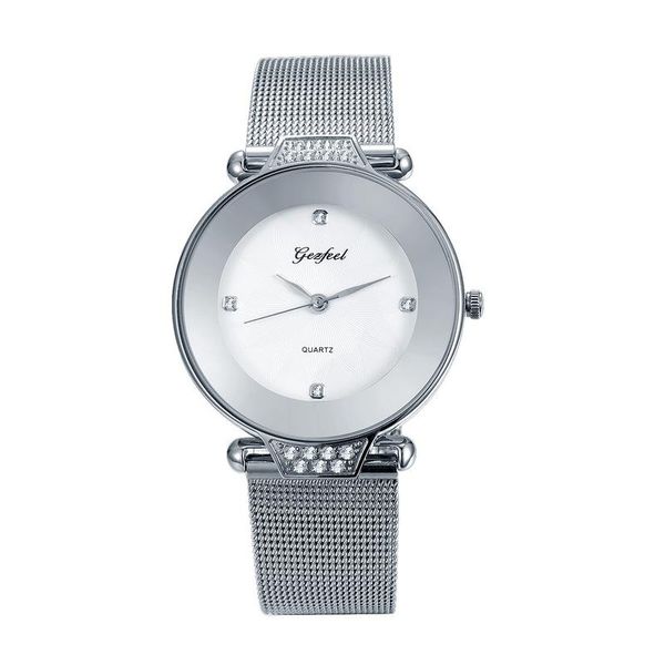 wristwatches 2021 special offer goffel simple temperament women's stainless steel watch mesh belt waterproof student quartz, Slivery;brown
wristwatches 2021 special offer goffel simple temperament women's stainless steel watch mesh belt waterproof student quartz, Slivery;brown