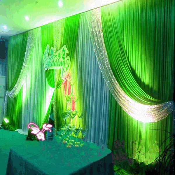 party decoration 3x6m 20ft (w) x 10ft (h) wedding backdrop swags silver sequins drape backdround curtain dhl
party decoration 3x6m 20ft (w) x 10ft (h) wedding backdrop swags silver sequins drape backdround curtain dhl