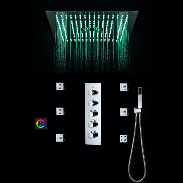 boenn rain shower systems bathroom faucets 16 inch panel thermostatic mixer valve led head chrome & matte black sets
boenn rain shower systems bathroom faucets 16 inch panel thermostatic mixer valve led head chrome & matte black sets