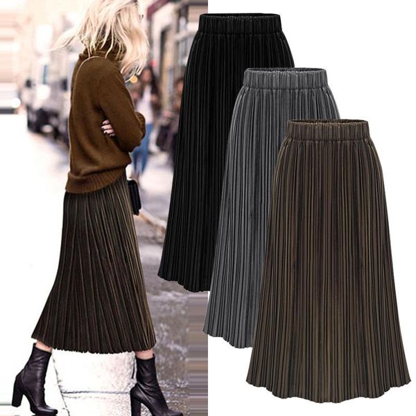 skirts womens weimeng 2021 winter casual high waist long ladies pleated skirt plus size korean streetwear women large, Black
skirts womens weimeng 2021 winter casual high waist long ladies pleated skirt plus size korean streetwear women large, Black