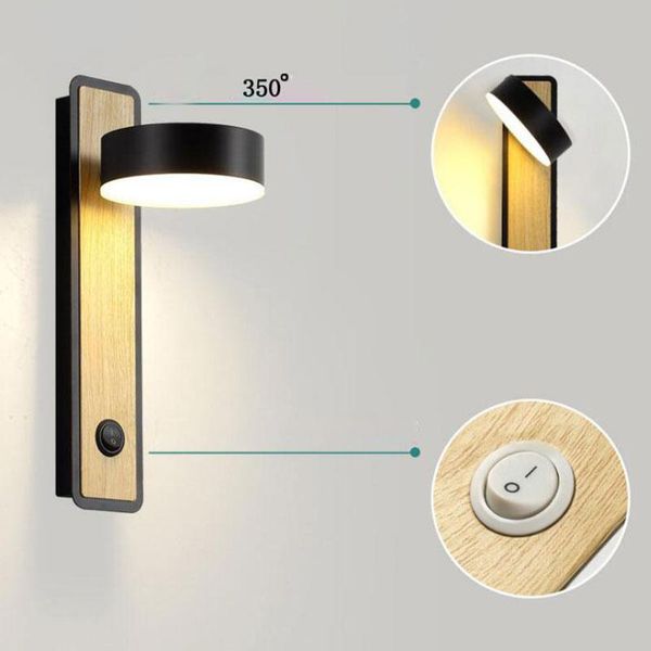wall lamp modern 350 degree rotating adjustable black/white for bedside bedroom mirror light corridor sconce ac90-220v
wall lamp modern 350 degree rotating adjustable black/white for bedside bedroom mirror light corridor sconce ac90-220v