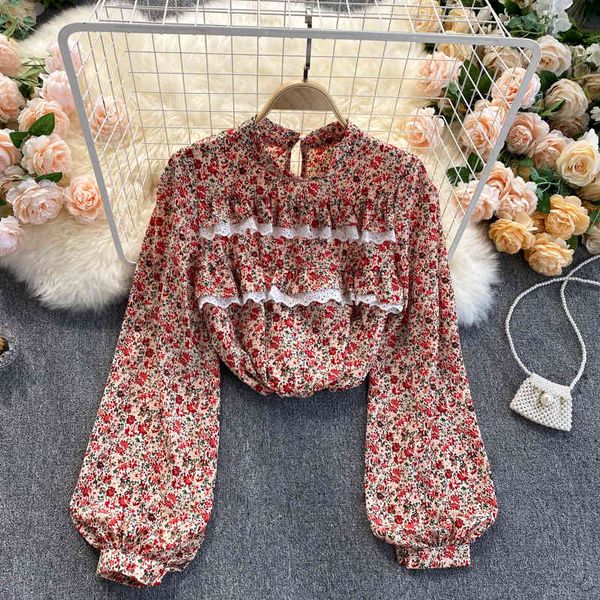 singreiny women design bohemian floral blouse retro puff sleeve o neck ruffles korean chic casual loose print blouses 210419, White
singreiny women design bohemian floral blouse retro puff sleeve o neck ruffles korean chic casual loose print blouses 210419, White