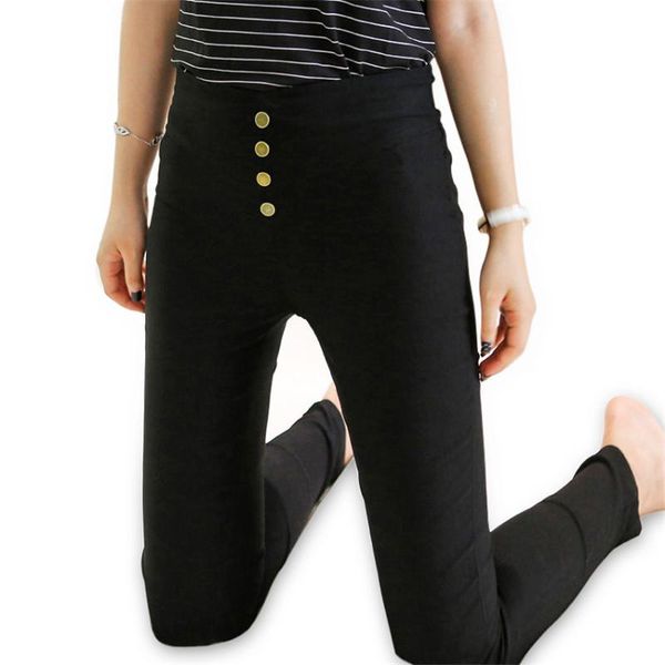 women's pants & capris gowyimmes 2021 autumn slim women pencil spring female high waist ankle-length pant lady elastic trousers outwear, Black;white
women's pants & capris gowyimmes 2021 autumn slim women pencil spring female high waist ankle-length pant lady elastic trousers outwear, Black;white