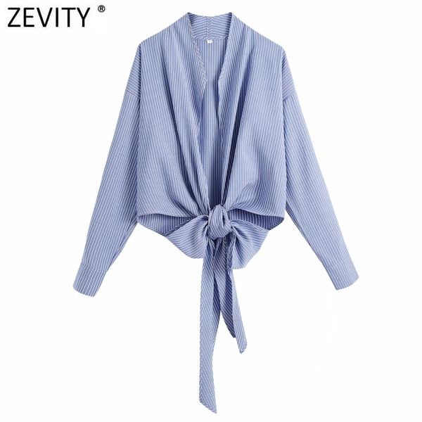 zevity women cross v neck striped print wrapped short slim smock blouse female hem bow tied kimono shirt roupas chic ls9113 210419, White
zevity women cross v neck striped print wrapped short slim smock blouse female hem bow tied kimono shirt roupas chic ls9113 210419, White