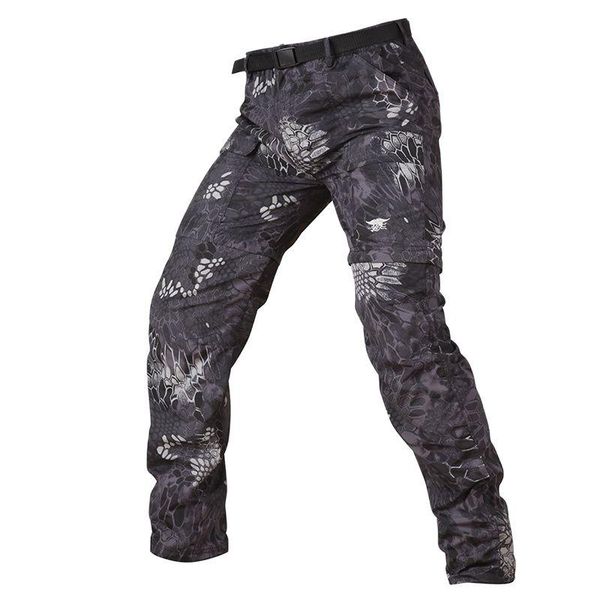 camouflage army detachable tactical pants men summer quick dry military knee length zipper removable trousers men's, Black
camouflage army detachable tactical pants men summer quick dry military knee length zipper removable trousers men's, Black