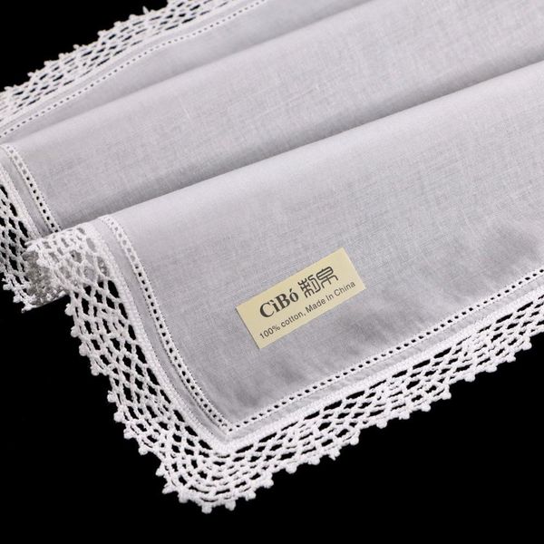 c006: 12 pieces white premium cotton lace handkerchiefs crochet hankies for women/ladies wedding handkerchief, Blue;white
c006: 12 pieces white premium cotton lace handkerchiefs crochet hankies for women/ladies wedding handkerchief, Blue;white