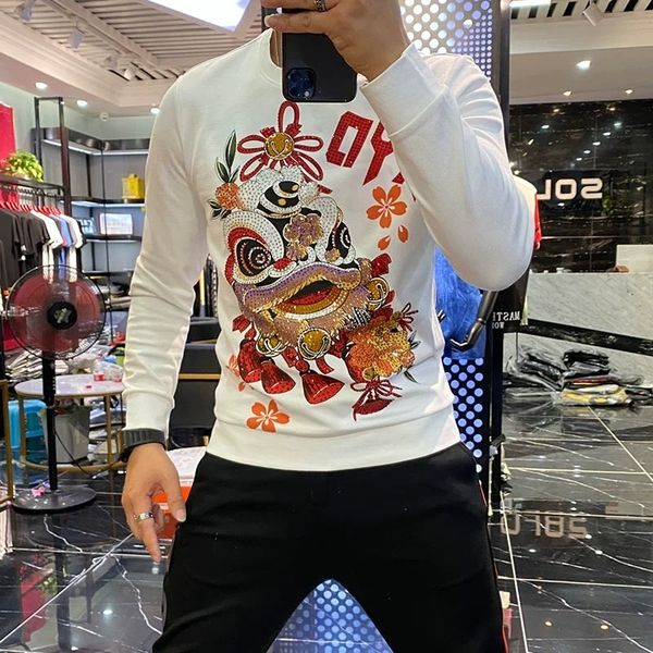 men's hoodies & sweatshirts casual diamond sales standard male personality hoodies in autumn and winter rnf3, Black
men's hoodies & sweatshirts casual diamond sales standard male personality hoodies in autumn and winter rnf3, Black