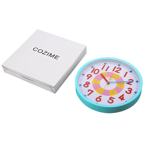 wall clocks 12 inch blue metal frame decorative round colorful lovely clock silent movement for children to learn teaching
wall clocks 12 inch blue metal frame decorative round colorful lovely clock silent movement for children to learn teaching