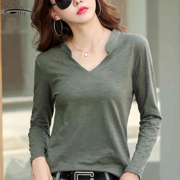 long sleeve women's fashion plus size loose woman tshirts v-neck cotton white tee office ladies femme t-shirts 13172 210518
long sleeve women's fashion plus size loose woman tshirts v-neck cotton white tee office ladies femme t-shirts 13172 210518