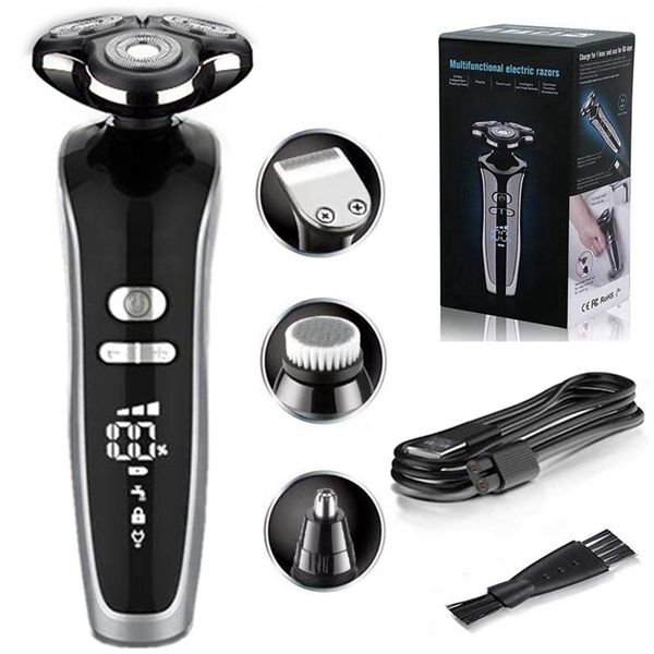 3 -speed electric shaver for men wet dry pro beard hair trimmer rechargeable razor body shaving machine grooming kit 220222
3 -speed electric shaver for men wet dry pro beard hair trimmer rechargeable razor body shaving machine grooming kit 220222