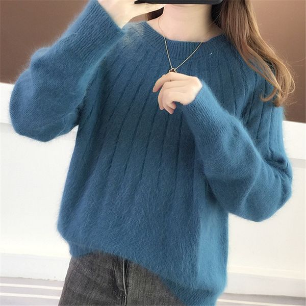 women's sweaters autumn winter the neck of mango female pullover jumper ladies korean fashion 4 colours loose short knitting women', White;black
women's sweaters autumn winter the neck of mango female pullover jumper ladies korean fashion 4 colours loose short knitting women', White;black