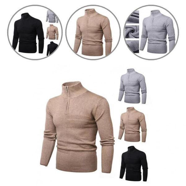 men's sweaters zipper stylish wear resistant winter sweater warm spring slim, White;black
men's sweaters zipper stylish wear resistant winter sweater warm spring slim, White;black