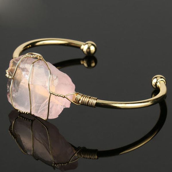 natural stone bangle gold-color wire wrap irregular crystal quartz cuff bangles bracelets fashion gemstone jewelry gift, Black
natural stone bangle gold-color wire wrap irregular crystal quartz cuff bangles bracelets fashion gemstone jewelry gift, Black