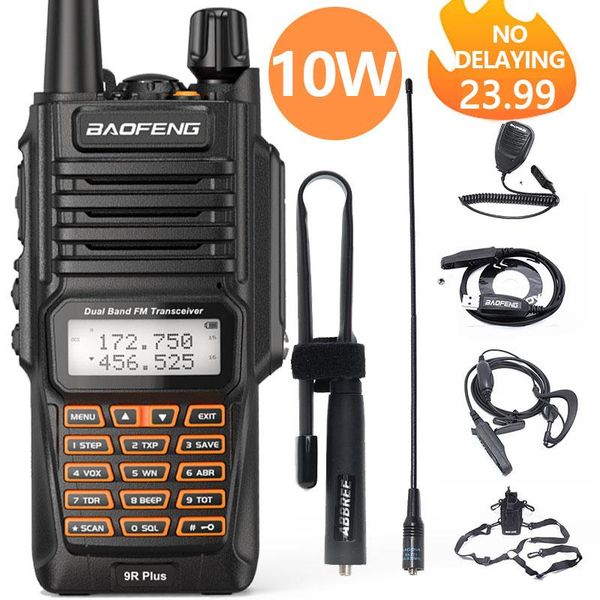 walkie talkie baofeng uv-9r plus ip67 waterproof 8w 2800mah 128ch vhf uhf fm radio alarm professional uv 9r two way
walkie talkie baofeng uv-9r plus ip67 waterproof 8w 2800mah 128ch vhf uhf fm radio alarm professional uv 9r two way