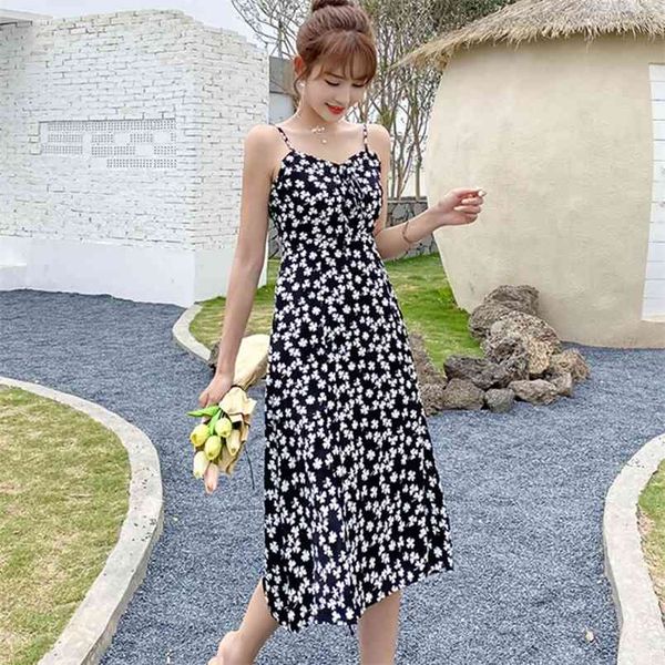 summer elegant robe femme french style print spaghetti strap dress women a line boho beach holiday vestido de mujer 210514, Black;gray
summer elegant robe femme french style print spaghetti strap dress women a line boho beach holiday vestido de mujer 210514, Black;gray