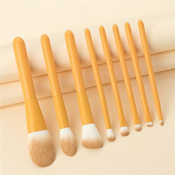 8pcs makeup brushes set yellow for foundation blush eyeshadow concealer powder lip make up cosmetics brush pen t080971
8pcs makeup brushes set yellow for foundation blush eyeshadow concealer powder lip make up cosmetics brush pen t080971