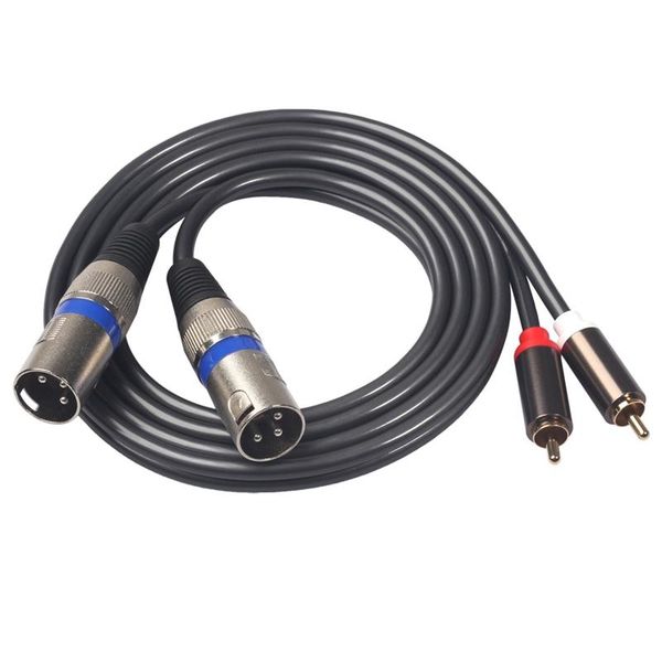 audio cables & connectors 1.5m dual rca male to xlr cable 2 plug adapter hifi stereo o extension for miniphone speaker
audio cables & connectors 1.5m dual rca male to xlr cable 2 plug adapter hifi stereo o extension for miniphone speaker
