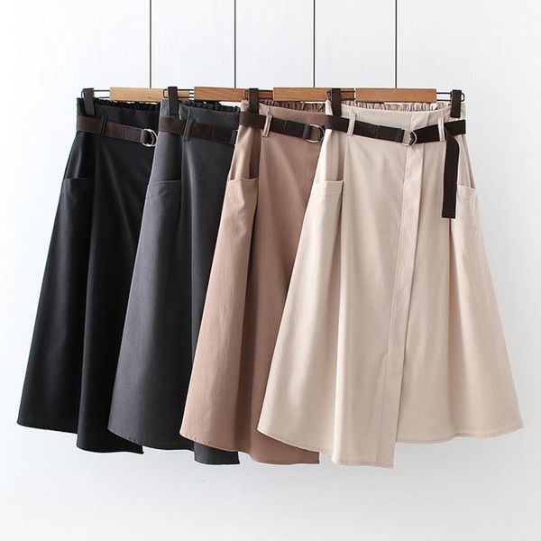 skirts peonfly elegant women's 2021 spring autumn high waist solid skirt casual korean a line sashes midi office lady, Black
skirts peonfly elegant women's 2021 spring autumn high waist solid skirt casual korean a line sashes midi office lady, Black