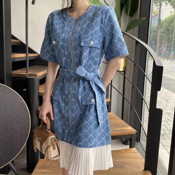 ethnic clothing korean version japanese women dress spring summer fashion temperament elegant zipper designer simple pleated splicing, Red
ethnic clothing korean version japanese women dress spring summer fashion temperament elegant zipper designer simple pleated splicing, Red