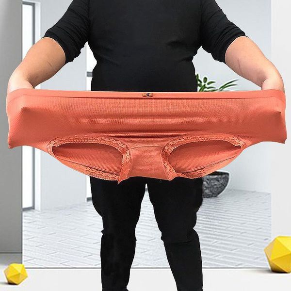 women's panties 70-120 kg high elastic large size lace trim underwear mid waist solid color ladies seamless briefs, Black;pink
women's panties 70-120 kg high elastic large size lace trim underwear mid waist solid color ladies seamless briefs, Black;pink