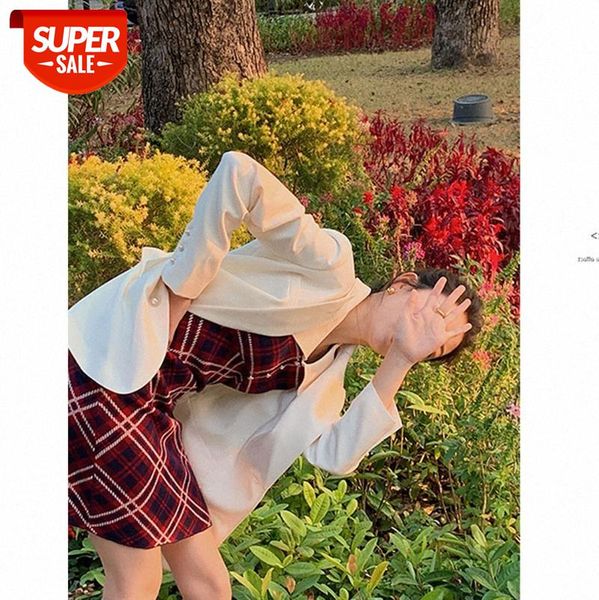 retro british style dress small polo collar short sleeve slim check knit #l97r, White;black
retro british style dress small polo collar short sleeve slim check knit #l97r, White;black