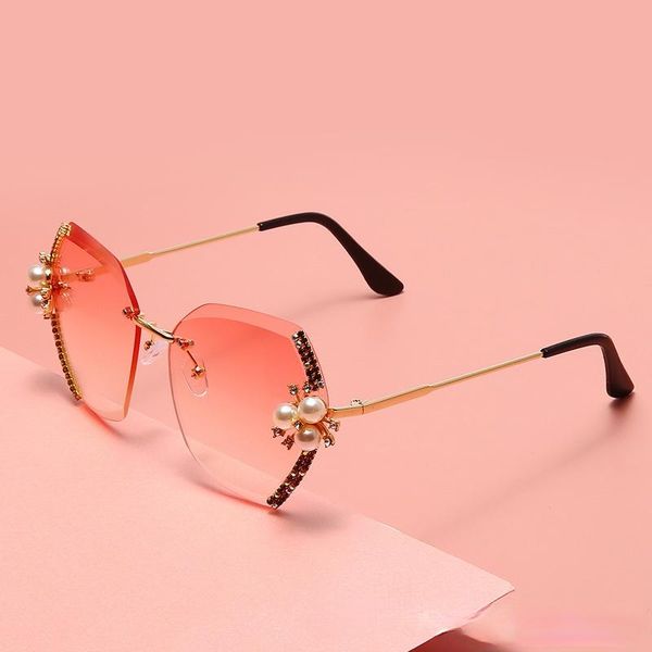 sunglasses vintage rimless women fashion designer luxury rhinestone sun glasses brand shades big pearl gradient eyeglasses uv400, White;black
sunglasses vintage rimless women fashion designer luxury rhinestone sun glasses brand shades big pearl gradient eyeglasses uv400, White;black