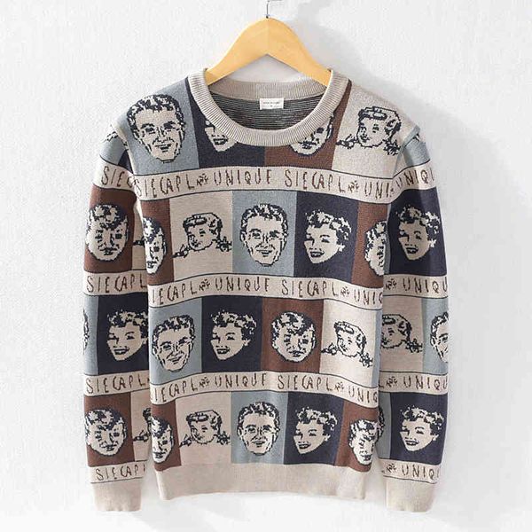 men's casual shirts autumn and winter style long-sleeved trendy round neck sweaters for men fashion knitting sweater mens sweatshirt qj, White;black
men's casual shirts autumn and winter style long-sleeved trendy round neck sweaters for men fashion knitting sweater mens sweatshirt qj, White;black