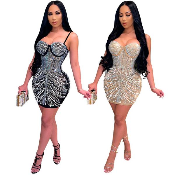 casual dresses women clothing wholesale drop sling style personality diamond strapless backless package buttocks mini dress 2021, Black;gray
casual dresses women clothing wholesale drop sling style personality diamond strapless backless package buttocks mini dress 2021, Black;gray