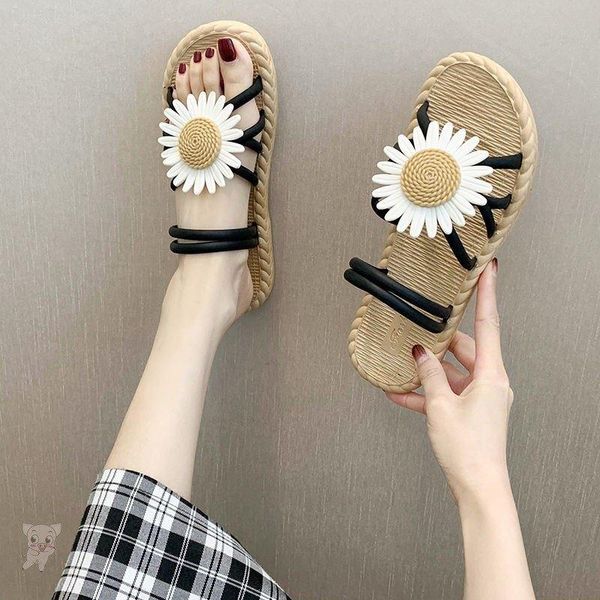 sandals 2021 summer korean fashion sandal wear flip-flops outside women shoes for, Black
sandals 2021 summer korean fashion sandal wear flip-flops outside women shoes for, Black
