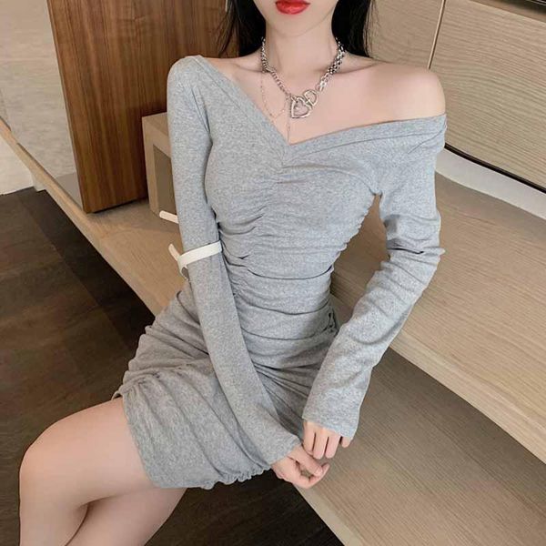 casual dresses fashion spring korean v-neck high waist hip short dress pleated sheath bodycon for women robe femme 12708 4qfr, Black;gray
casual dresses fashion spring korean v-neck high waist hip short dress pleated sheath bodycon for women robe femme 12708 4qfr, Black;gray