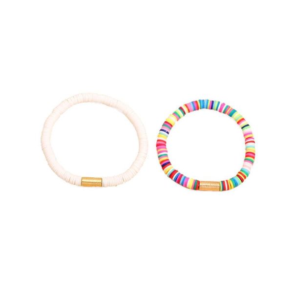 beaded, strands yunli 2021 rainbow bracelet summer beach charm stretch soft ceramic 2-piece bohemian style, Black
beaded, strands yunli 2021 rainbow bracelet summer beach charm stretch soft ceramic 2-piece bohemian style, Black