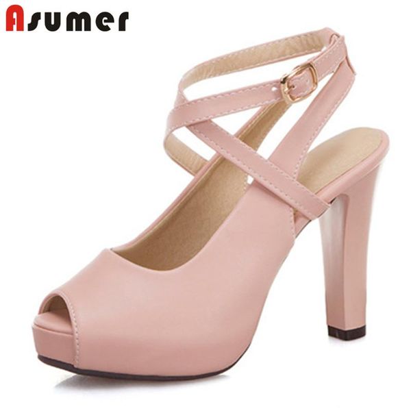 est women sandals buckle peep toe high heel platform elegant party wedding shoes ladies summer, Black
est women sandals buckle peep toe high heel platform elegant party wedding shoes ladies summer, Black