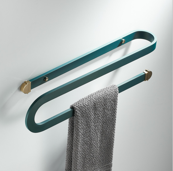 towel racks green color bathroom bar pole rack holder space aluminum material special design
towel racks green color bathroom bar pole rack holder space aluminum material special design