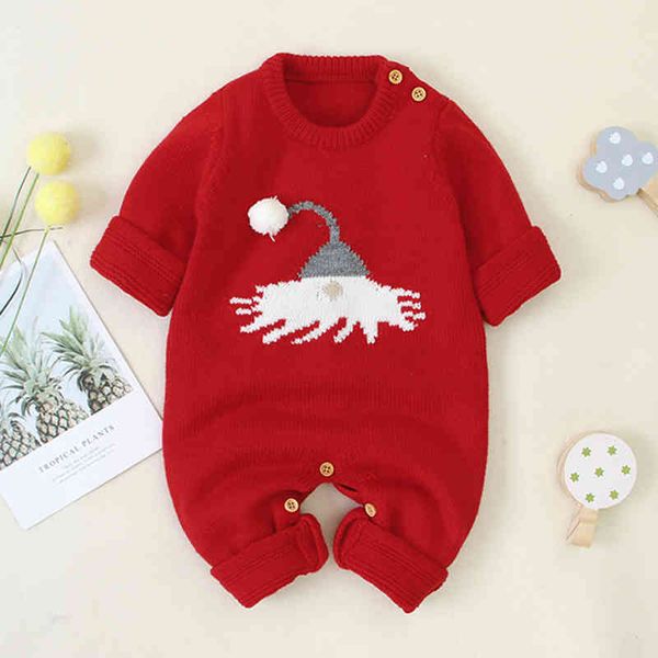 christmas hat baby boys girls long sleeve rompers clothes autumn winter boy girl kids knitting 210429, Blue
christmas hat baby boys girls long sleeve rompers clothes autumn winter boy girl kids knitting 210429, Blue