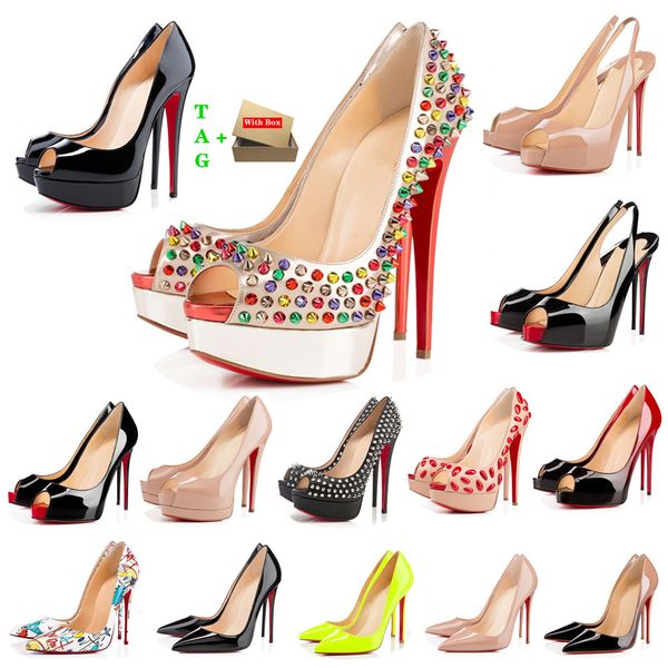 classic woman red bottoms high heels designers platform peep-toes sandals pointed toe reds sole 8cm 10cm 12cm pumps luxury womens wedding dr, Black
classic woman red bottoms high heels designers platform peep-toes sandals pointed toe reds sole 8cm 10cm 12cm pumps luxury womens wedding dr, Black